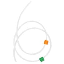 Cole-Parmer PVC 2-Stop Pump Tubing with Flared Ends, 0.38 mm, Orange/Green; 12/Pk