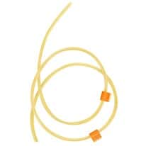 Cole-Parmer Solvent-Resistant PVC 2-Stop Pump Tubing, 0.89 mm, Orange/Orange; 12/Pk