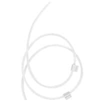 Cole-Parmer PVC 2-Stop Pump Tubing with Flared Ends, 1.02 mm, White/White; 12/Pk