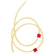Cole-Parmer Solvent-Resistant PVC 2-Stop Pump Tubing, 1.14 mm, Red/Red; 12/Pk