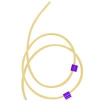 Cole-Parmer Pharmaprene® 2-Stop Pump Tubing, 2.06 mm, Purple/Purple; 12/Pk