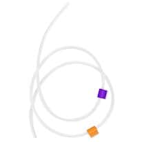 Cole-Parmer PVC 2-Stop Pump Tubing, 2.54 mm, Purple/Orange; 12/Pk