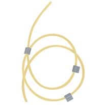 Cole-Parmer Pharmaprene® 3-Stop Pump Tubing, 1.30 mm, Gray/Gray; 12/Pk
