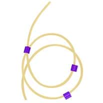 Cole-Parmer Pharmaprene® 3-Stop Pump Tubing, 2.06 mm, Purple/Purple; 12/Pk