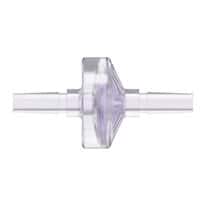 Cole-Parmer Luer Check Valve, Gamma-Stable Natural Polycarbonate, Male Slip x Male Slip; 10/Pk
