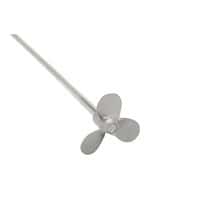 Pitched Blade Impeller, 361L Stainless Steel, 2 1/2" dia