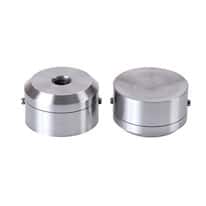 Cole-Parmer 6883E Replacement End Plugs for Mid-Size Grinding Vial Set 61043-12, Low-Chrome Steel; 2/PK