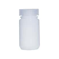 Cole-Parmer Fluorinated HDPE Wide-Mouth Plastic Bottle, 125mL; 12/PK