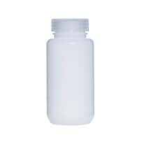 Cole-Parmer Fluorinated HDPE Wide-Mouth Plastic Bottle, 250mL; 12/PK