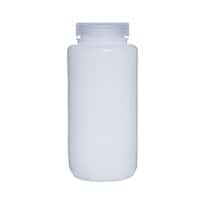 Cole-Parmer Fluorinated HDPE Wide-Mouth Plastic Bottle, 1000mL; 6/PK