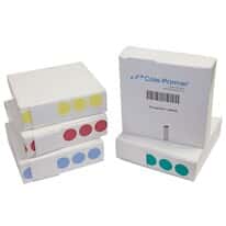 Cole-Parmer Microtube Dot/Circular Labels, Yellow, 1/2" Dia; 1000/RL