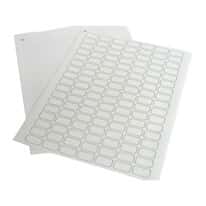 Cole-Parmer Microtube Printer Labels, White, 15/16" x 1/2"; 1000/Pk
