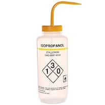 Cole-Parmer Safety Wash Bottle, LDPE, Vented, Isopropanol, 1000mL (32oz); 4/PK