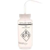 Cole-Parmer Safety Wash Bottle, LDPE, Vented, Distilled Water, 1000mL (32oz); 4/PK
