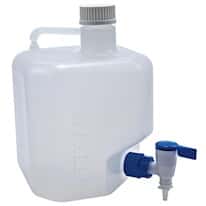 Cole-Parmer Economical Heavy Duty Carboy with Spigot, 5 L