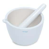Cole-Parmer Mortar and Pestle Set, Porcelain, 1900 mL