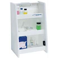 Cole-Parmer Rolltop Locking Organizer, Small 12, White