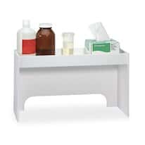 Cole-Parmer PVC Step Shelf, 18" L x 6" D x 10" H; 1/Pk