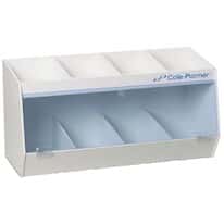 Cole-Parmer 4 x 4 Bin Organizer, White, 24" L x 10.5" D x 12" H; 1/Pk