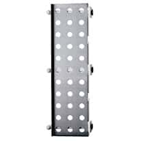 Drain shelf for modular stainless steel drying racks