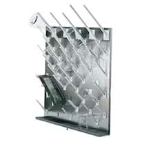 White hole plug for modular stainless steel drying racks