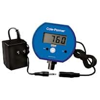 Cole-Parmer Digital Gauge, 760 Torr; 1/4"; NPT(M)