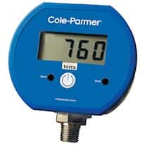 Cole-Parmer 760 Torr Absolute Reference Gauge, ABS, On/Off Shutoff, Battery Powered