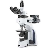 Cole-Parmer MSU-600 Compound Trinocular Microscope, 5/10/20/50x, Polarization Plan; 100-240 VAC