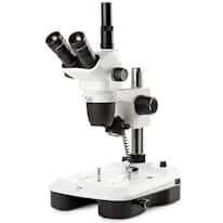 Cole-Parmer MSS-400 Professional Trinocular Stereozoom Microscope, Embryology, Pillar Stand; 100-240 VAC