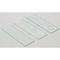 Cole-Parmer Concavity Microscope Slides, Glass, 1.3 mm Thick, 2 Concavities; 12/Pk