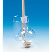 Natural Swivel Head Flask Brush, 24" Handle x 1.75" Diameter