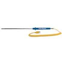 Cole-Parmer Type-K Heavy Duty Penetrationation Probe 12" L Mini-Connector, .250" Dia Grounded 