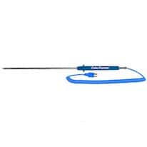 Cole-Parmer Type-T, E x tra-Long Heavy-Duty Probe, Mini-Connector, 24" L, .250" Dia, Grounded 