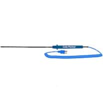Cole-Parmer Type-T, E x tra-Long PFA Coated Probe, Mini-Connector, 10" L. .145" Dia, Grounded 