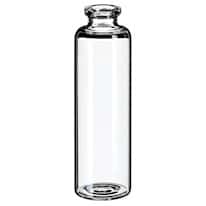 Cole-Parmer Headspace Vial, Glass, 20 mm, Crimp Neck, Flat Bottom, 50 mL; 1000/pk