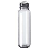 Cole-Parmer Headspace Vial, Glass, 18 mm, Precision Thread Screw Neck, Round Bottom, 20 mL; 1000/pk