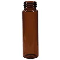 Cole-Parmer EPA Screw Vial, 40ml, 24mm, Amber Glass; 1000/pk