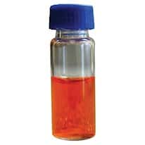 Cole-Parmer LCGC Screw Top Vials, Glass, 9 mm Short Thread, 2 mL, Rubber/PTFE Septum; 100/pk