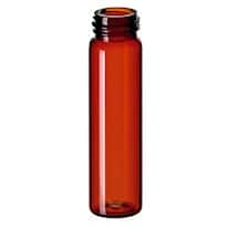 Cole-Parmer Sample Vial, Amber Glass, Screw Neck, 8 mL; 1000/pk