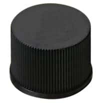 Cole-Parmer Screw Cap, Polypropylene, Black, 10 mm, Closed, No Septa; 1000/pk