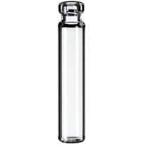 Cole-Parmer Crimp Vial, Glass, 1.2 mL, 8 mm, Flat Bottom; 1000/pk