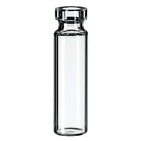 Cole-Parmer Crimp Vial , Glass, 2.5 mL, 11 mm; 1000/pk
