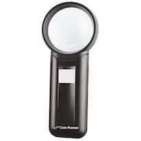 Cole-Parmer Illuminated Magnifier, 1.75" Dia., 4X; 1/Ea