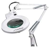 Cole-Parmer Magnifier Lamp, LED, 3D, Clamp-Mount, 31" L Arm; 120V, 60 Hz