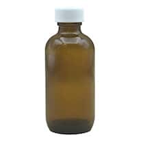 Cole-Parmer Pre-Cleaned EPA Narrow-Mouth Bottle, Amber Glass, 60 mL (2 oz); 24/CS