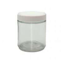 Cole-Parmer Pre-Cleaned EPA Sample Jar, Clear Glass, 125mL (4 oz); 24/CS