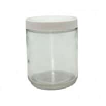 Cole-Parmer Pre-Cleaned EPA Sample Jar, Clear Glass, 250mL (8.5 oz); 12/CS