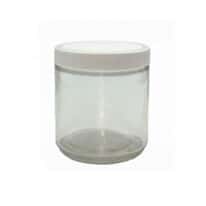 Cole-Parmer Pre-Cleaned EPA Sample Jar, Clear Glass, 500mL (17 oz); 12/CS