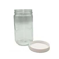 Cole-Parmer Pre-Cleaned EPA Sample Jar, Clear Glass, 1000mL (34 oz); 12/CS