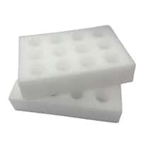 Cole-Parmer SamplePrep MiniG® Homogenizer Foam Block, 12 x 7 mL Centrifuge Tubes; 1/PK